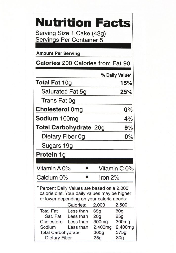 food labeling